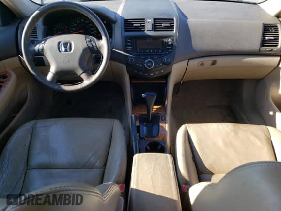 2005 Honda Accord EX-L with VIN 1HGCM66525A057617, listed as a Copart auction lot 81527435 with 166,868 mi miles and Salvage title. Bid and sale history available at DreamBid. Image 8.