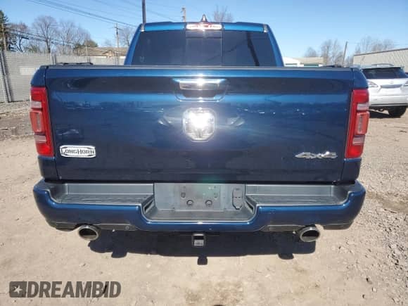 2020 Ram 1500 Longhorn with VIN 1C6SRFKT0LN164260, listed as a Copart auction lot 50313555 with Not provided miles and Salvage title. Bid and sale history available at DreamBid. Image 6.