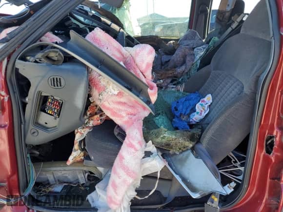 1998 Chevrolet Blazer LS with VIN 1GNCS13W7W2166503, listed as a Copart auction lot 42908865 with Not provided miles and Non repairable. Bid and sale history available at DreamBid. Image 7.