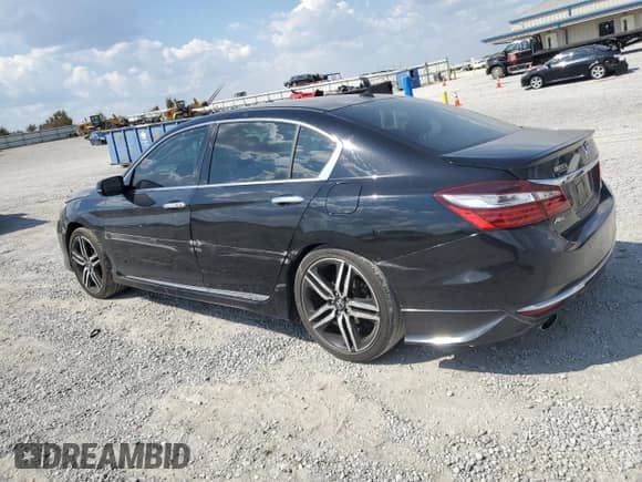 2017 Honda Accord Touring with VIN 1HGCR3F96HA034302, listed as a Copart auction lot 80482705 with 120,100 mi miles and Salvage title. Bid and sale history available at DreamBid. Image 2.