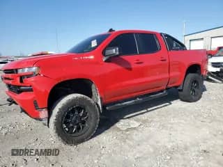 2021 Chevrolet Silverado 1500 RST with VIN 1GCRYEED5MZ435204, listed as a Copart auction lot 52203095 with 71,927 mi miles and Salvage title. Bid and sale history available at DreamBid. Image 1.