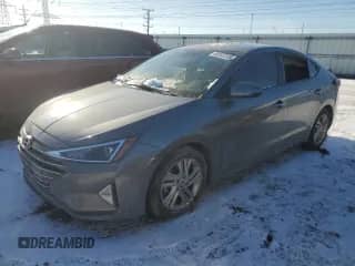 2019 Hyundai Elantra SEL z VIN 5NPD84LF0KH457138, wystawiony jako Copart lot #88302365 z przebiegiem 127 653 mil mil oraz Szkoda całkowita • Salvage title. Historia ofert i sprzedaży dostępna na DreamBid. Obrazek 1.
