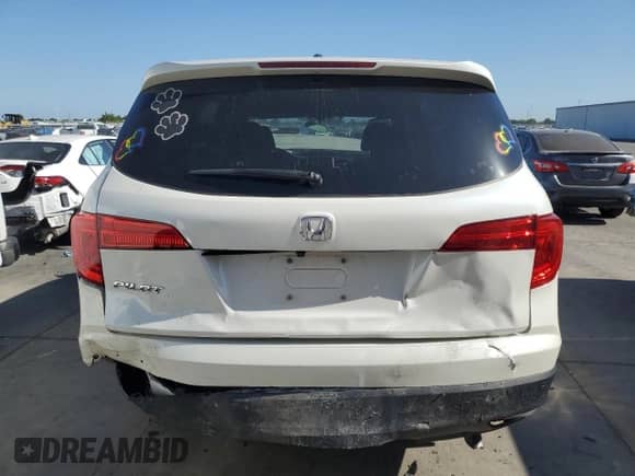 2018 Honda Pilot EX with VIN 5FNYF5H35JB017165, listed as a Copart auction lot 58557435 with 83,302 mi miles and Salvage title. Bid and sale history available at DreamBid. Image 6.