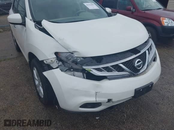 2013 Nissan Murano SL with VIN JN8AZ1MW8DW310807, listed as a IAAI auction lot 42763681 with 96,188 mi miles and . Bid and sale history available at DreamBid. Image 6.