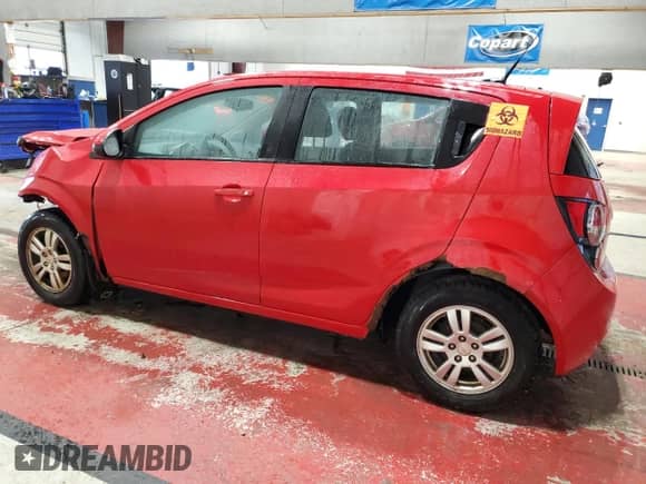 2012 Chevrolet Sonic LS with VIN 1G1JB6SH7C4116631, listed as a Copart auction lot 46794225 with 144,623 mi miles and Salvage title. Bid and sale history available at DreamBid. Image 2.