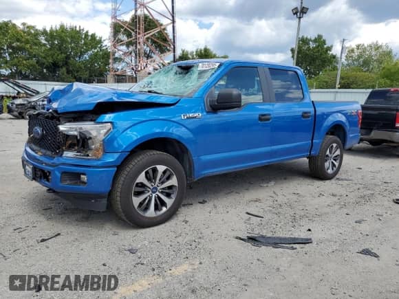 2020 Ford F-150 XL with VIN 1FTEW1E50LKD06896, listed as a Copart auction lot 70120295 with 118,402 mi miles and Salvage title. Bid and sale history available at DreamBid. Image 1.