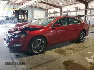 2024 Chevrolet Malibu LT with VIN 1G1ZD5STXRF241387, listed as a Copart auction lot 69511725 with 17,946 mi miles and Salvage title. Bid and sale history available at DreamBid. Image 1.