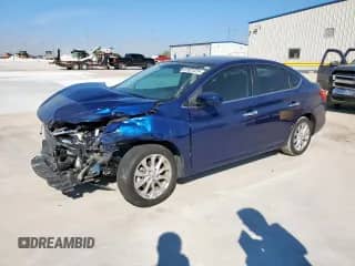 2019 Nissan Sentra S with VIN 3N1AB7AP6KY208690, listed as a Copart auction lot 81921375 with 17,521 mi miles and Salvage title. Bid and sale history available at DreamBid. Image 1.