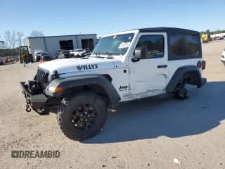 2021 Jeep Wrangler Willys с VIN 1C4GJXAN6MW856064, выставлен на аукционе Copart как лот 45165165 с пробегом 25 794 миль миль и Списание • Salvage title. История ставок и продаж доступна на DreamBid. Изображение 1.