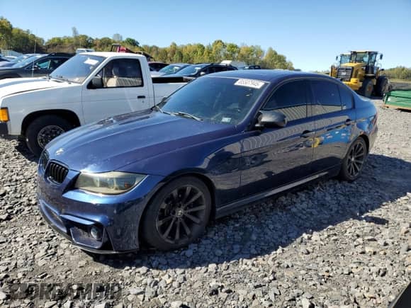 2011 BMW 3 Series 335d with VIN WBAPN7C58BA782252, listed as a Copart auction lot 85507945 with 197,593 mi miles and Salvage title. Bid and sale history available at DreamBid. Image 1.