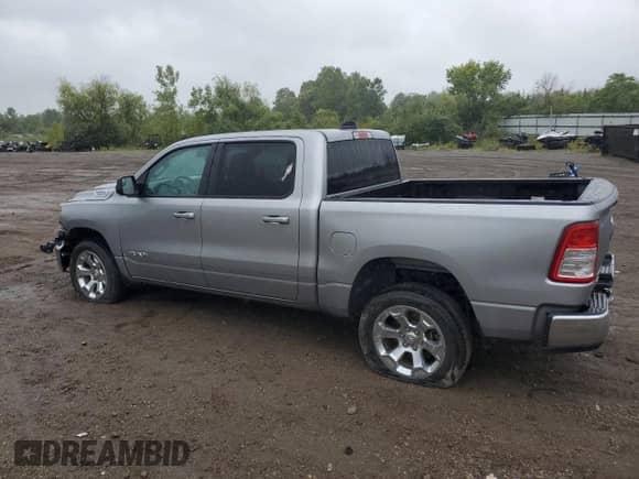 2022 Ram 1500 Big Horn z VIN 1C6RRFFG5NN368096, wystawiony jako Copart lot #70000295 z przebiegiem 38 332 mil mil oraz Szkoda całkowita • Salvage title. Historia ofert i sprzedaży dostępna na DreamBid. Obrazek 2.