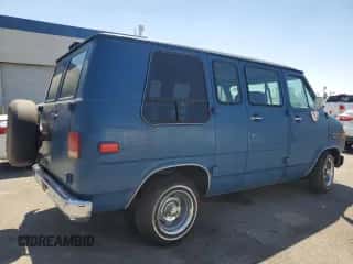 1991 Chevrolet Chevy Van with VIN 1GBEG25Z0M7110519, listed as a Copart auction lot 67443305 with 185,074 mi miles and Salvage title. Bid and sale history available at DreamBid. Image 3.