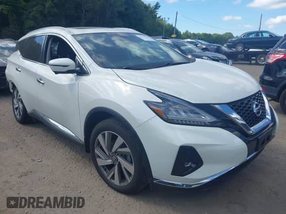 2020 Nissan Murano SL with VIN 5N1AZ2CS9LN148654, listed as a IAAI auction lot 43123109 with 62,469 mi miles and . Bid and sale history available at DreamBid. Image 1.