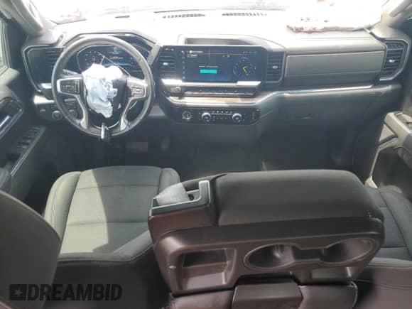 2022 Chevrolet Silverado 1500 RST with VIN 3GCUDEET1NG672027, listed as a Copart auction lot 59335195 with 51,898 mi miles and Salvage title. Bid and sale history available at DreamBid. Image 8.