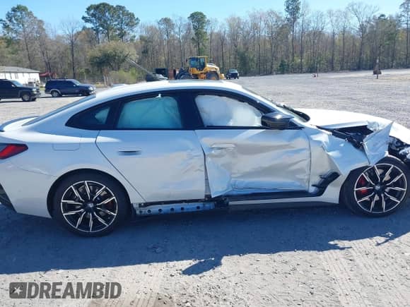 2024 BMW 4 Series M440i with VIN WBA63AW01RFS46965, listed as a IAAI auction lot 41879338 with 12,456 mi miles and . Bid and sale history available at DreamBid. Image 13.