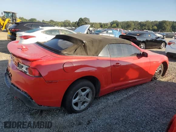 2015 Chevrolet Camaro LT z VIN 2G1FD3D33F9161504, wystawiony jako Copart lot #80376865 z przebiegiem 261 621 mil mil oraz Szkoda całkowita • Salvage title. Historia ofert i sprzedaży dostępna na DreamBid. Obrazek 3.