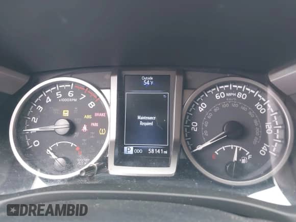 2022 Toyota Tacoma Limited with VIN 3TMGZ5AN2NM504615, listed as a IAAI auction lot 42261699 with 58,141 mi miles and . Bid and sale history available at DreamBid. Image 7.