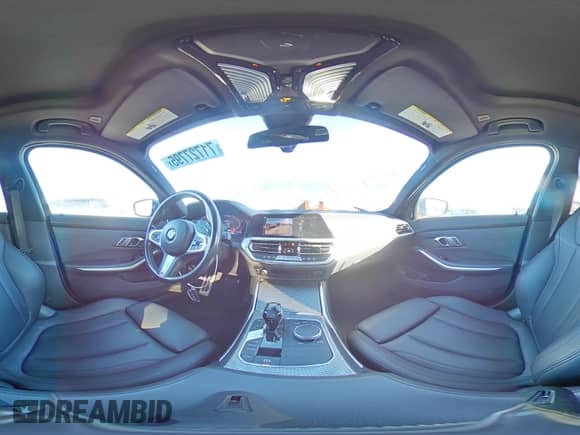 2019 BMW 3 Series 330i with VIN WBA5R1C52KAK06911, listed as a Copart auction lot 71727795 with 81,247 mi miles and Salvage title. Bid and sale history available at DreamBid. Image 14.