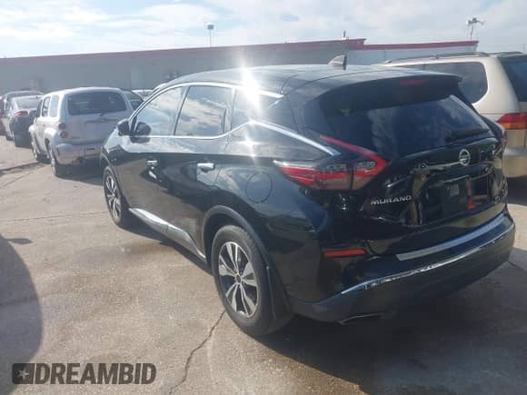 2022 Nissan Murano S with VIN 5N1AZ2AJXNC123514, listed as a IAAI auction lot 43466833 with 56,041 mi miles and . Bid and sale history available at DreamBid. Image 3.