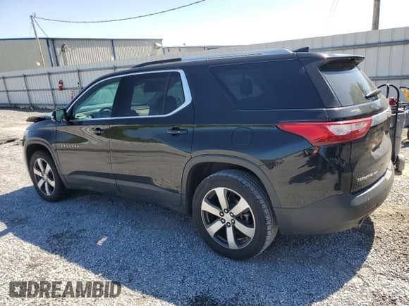 2018 Chevrolet Traverse LT z VIN 1GNEVHKW3JJ135936, wystawiony jako Copart lot #53094745 z przebiegiem 85 900 mil mil oraz Szkoda całkowita • Salvage title. Historia ofert i sprzedaży dostępna na DreamBid. Obrazek 2.