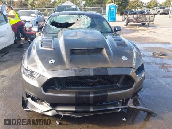 2017 Ford Mustang GT with VIN 1FA6P8CFXH5342452, listed as a IAAI auction lot 43163174 with 48,112 mi miles and . Bid and sale history available at DreamBid. Image 13.