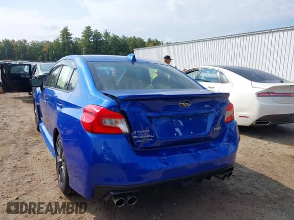 2018 Subaru WRX with VIN JF1VA1A65J9815972, listed as a IAAI auction lot 43264947 with 107,333 mi miles and . Bid and sale history available at DreamBid. Image 6.