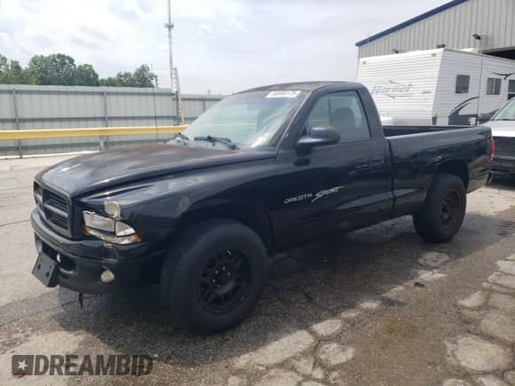 2000 Dodge Dakota with VIN 1B7FL26N7YS696341, listed as a Copart auction lot 58858175 with 181,457 mi miles and Salvage title. Bid and sale history available at DreamBid. Image 1.