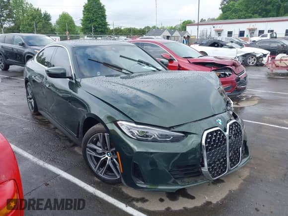 2023 BMW 4 Series 430i with VIN WBA63AV09PFN78926, listed as a IAAI auction lot 42098820 with Not provided miles and . Bid and sale history available at DreamBid. Image 1.