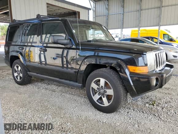 2008 Jeep Commander Sport with VIN 1J8HG48K68C155411, listed as a Copart auction lot 58792155 with Not provided miles and Salvage title. Bid and sale history available at DreamBid. Image 4.