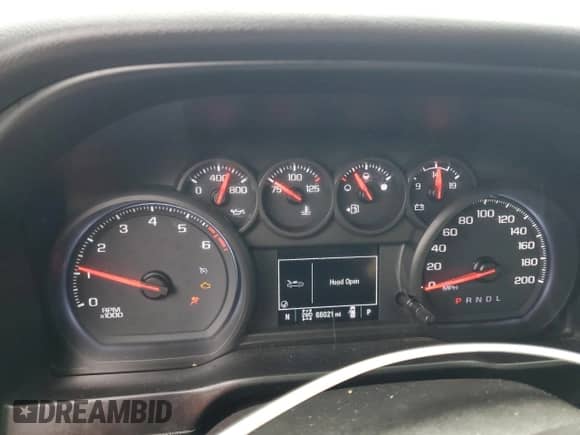 2020 Chevrolet Silverado 1500 Custom Trail Boss with VIN 1GCPYCEFXLZ151238, listed as a Copart auction lot 70755055 with 66,021 mi miles and Salvage title. Bid and sale history available at DreamBid. Image 9.