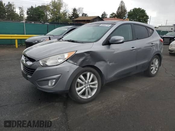2011 Hyundai Tucson Limited with VIN KM8JUCAC0BU226646, listed as a Copart auction lot 80653715 with 105,174 mi miles and Salvage title. Bid and sale history available at DreamBid. Image 1.