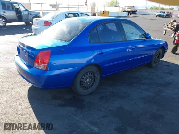 2004 Hyundai Elantra GLS with VIN KMHDN46D34U899158, listed as a IAAI auction lot 43177462 with 119,592 mi miles and . Bid and sale history available at DreamBid. Image 4.