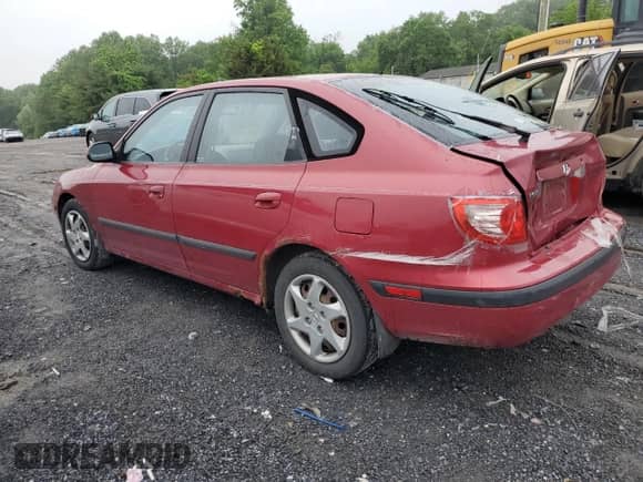 2006 Hyundai Elantra GLS z VIN KMHDN56D86U183512, wystawiony jako Copart lot #56918045 z przebiegiem 247 802 mil mil oraz Szkoda całkowita • Salvage title. Historia ofert i sprzedaży dostępna na DreamBid. Obrazek 2.