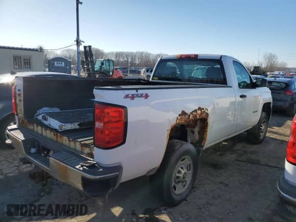 2015 Chevrolet Silverado 2500HD Work Truck with VIN 1GC0KUEG2FZ518915, listed as a Copart auction lot 46094665 with Not provided miles and Salvage title. Bid and sale history available at DreamBid. Image 3.