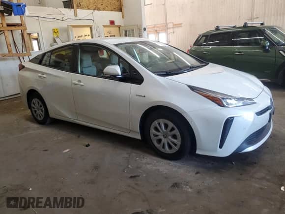 2019 Toyota Prius LE z VIN JTDKARFU3K3079184, wystawiony jako Copart lot #80478545 z przebiegiem 135 946 mil mil oraz Szkoda całkowita • Salvage title. Historia ofert i sprzedaży dostępna na DreamBid. Obrazek 4.