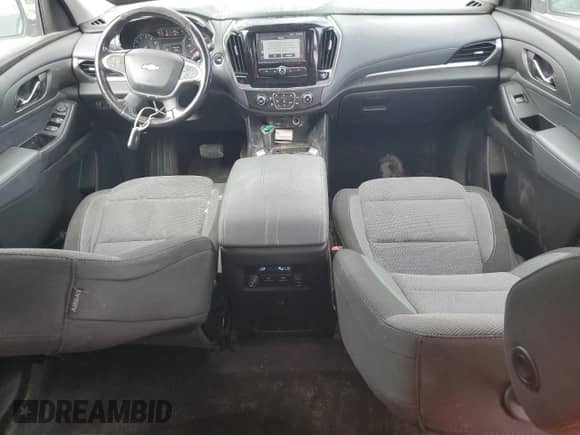 2018 Chevrolet Traverse LT Cloth z VIN 1GNERGKW1JJ229652, wystawiony jako Copart lot #58872335 z przebiegiem 184 294 mil mil oraz Szkoda całkowita • Salvage title. Historia ofert i sprzedaży dostępna na DreamBid. Obrazek 8.