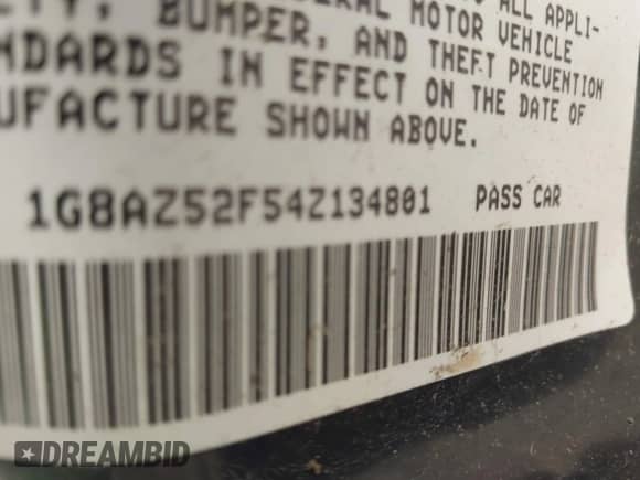 2004 Saturn ION ION 2 with VIN 1G8AZ52F54Z134801, listed as a IAAI auction lot 41719329 with 173,391 mi miles and . Bid and sale history available at DreamBid. Image 9.