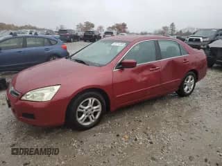 2007 Honda Accord LX SE z VIN 1HGCM56377A147826, wystawiony jako Copart lot #84711265 z przebiegiem 242 724 mil mil oraz Czysty tytuł • Clean title. Historia ofert i sprzedaży dostępna na DreamBid. Obrazek 1.