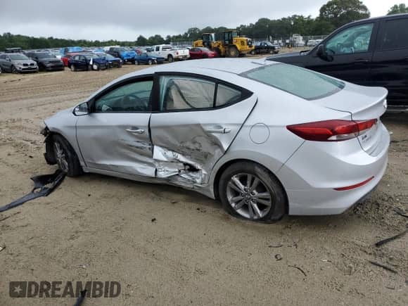 2017 Hyundai Elantra Value Edition with VIN KMHD84LFXHU206217, listed as a Copart auction lot 63092975 with 101,231 mi miles and Salvage title. Bid and sale history available at DreamBid. Image 2.