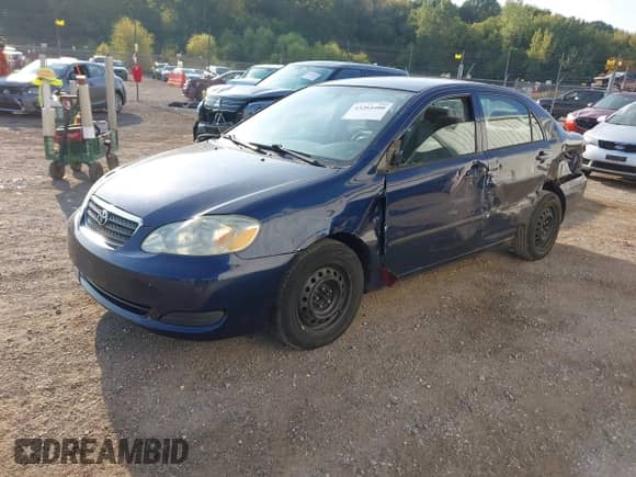 2005 Toyota Corolla CE with VIN 1NXBR32EX5Z484893, listed as a IAAI auction lot 43264480 with 182,748 mi miles and . Bid and sale history available at DreamBid. Image 2.