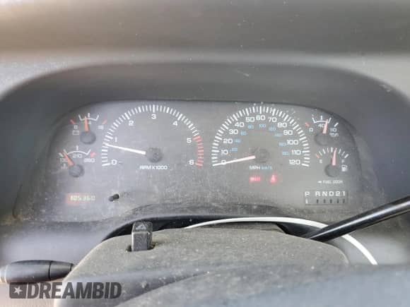 2001 Dodge 1500 with VIN 1B7HF16Y61S186508, listed as a Copart auction lot 74607504 with 105,360 mi miles and Salvage title. Bid and sale history available at DreamBid. Image 9.