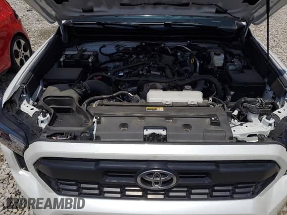 2024 Toyota Tacoma SR5 with VIN 3TYLB5JN5RT024582, listed as a Copart auction lot 58775645 with 20,130 mi miles and Salvage title. Bid and sale history available at DreamBid. Image 11.