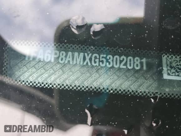 2016 Ford Mustang V6 z VIN 1FA6P8AMXG5302081, wystawiony jako Copart lot #84780205 z przebiegiem 231 790 mil mil oraz Szkoda całkowita • Salvage title. Historia ofert i sprzedaży dostępna na DreamBid. Obrazek 13.