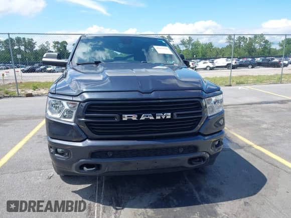 2021 Ram 1500 Big Horn with VIN 1C6SRFMT4MN663514, listed as a IAAI auction lot 42419526 with 47,568 mi miles and . Bid and sale history available at DreamBid. Image 12.