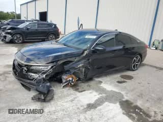 2022 Honda Accord Sport с VIN 1HGCV1F36NA041046, выставлен на аукционе Copart как лот 84831415 с пробегом 48 093 миль миль и Списание • Salvage title. История ставок и продаж доступна на DreamBid. Изображение 1.