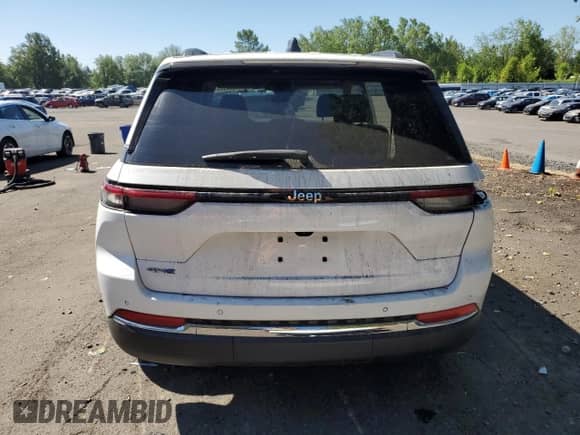 2023 Jeep Grand Cherokee with VIN 1C4RJYB68PC624075, listed as a Copart auction lot 66038905 with 49,274 mi miles and Salvage title. Bid and sale history available at DreamBid. Image 6.