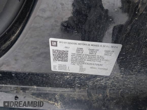 2018 Chevrolet Silverado 1500 LTZ с VIN 3GCUKSEC5JG172533, выставлен на аукционе IAAI как лот 41492185 с пробегом 103 831 миль миль и . История ставок и продаж доступна на DreamBid. Изображение 9.