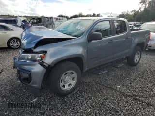 2021 Chevrolet Colorado 2WD Work Truck с VIN 1GCGSBENXM1222201, выставлен на аукционе Copart как лот 85576295 с пробегом 114 799 миль миль и На запчасти • Non repairable. История ставок и продаж доступна на DreamBid. Изображение 1.