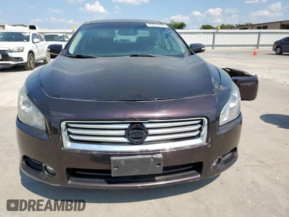 2014 Nissan Maxima S with VIN 1N4AA5AP8EC490578, listed as a Copart auction lot 80883955 with 128,823 mi miles and Salvage title. Bid and sale history available at DreamBid. Image 5.