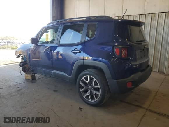 2017 Jeep Renegade Latitude with VIN ZACCJBBB4HPG16374, listed as a Copart auction lot 80868585 with 160,290 mi miles and Salvage title. Bid and sale history available at DreamBid. Image 2.